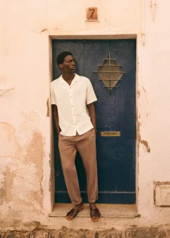 Sezane Chemises & Blouses|Chemises manches courtes|Chemise Holt Coton Lin