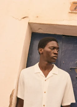 Sezane Chemises & Blouses|Chemises manches courtes|Chemise Holt Coton Lin