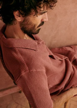 Sezane Chemises manches courtes|Chemise Holt Gaufrée