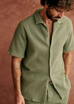 Sezane Chemises manches courtes|Chemise Holt Gaufrée