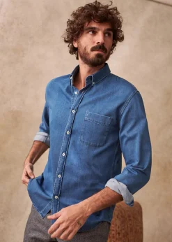 Sezane Chemises denim|Denim|Chemise Miles