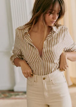 Sezane Chemises & Blouses|Chemise Tomboy
