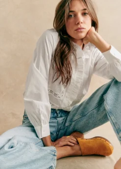 Sezane Chemises & Blouses|Chemise Ulysse
