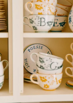 Sezane La Vaisselle|Coffret De 3 Assiettes Poème