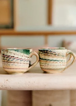 Sezane Les Invités|La Vaisselle|Coffret De 4 Tasses - Florence Girod