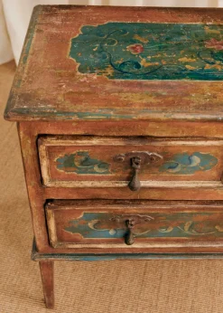 Sezane La Sélection Vintage|Commode Italienne Décorée Vintage