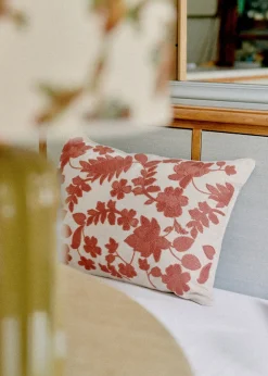 Sezane Les Tissus|Coussin Brodé -  Grand Modèle