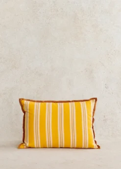 Sezane Les Tissus|Coussin Rayures Amalfi -  Grand Modèle