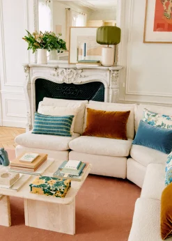 Sezane Les Tissus|Coussin Tissé Pianissimo -  Petit Modèle