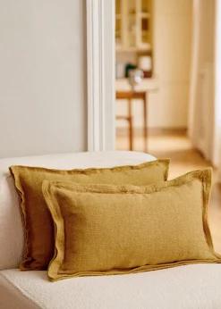 Sezane Les Tissus|Coussin Toile De Lin -  Grand Modèle