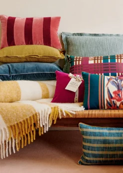 Sezane Les Tissus|Coussin Toile De Lin -  Grand Modèle