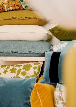 Sezane Les Tissus|Coussin Toile De Lin -  Grand Modèle