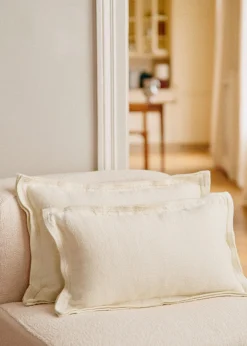 Sezane Les Tissus|Coussin Toile De Lin -  Petit Modèle