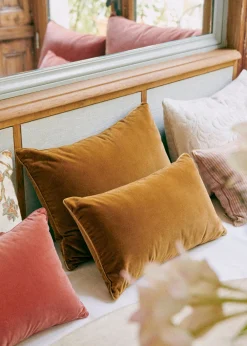 Sezane Les Tissus|Coussin Velours Édition -  Grand Modèle