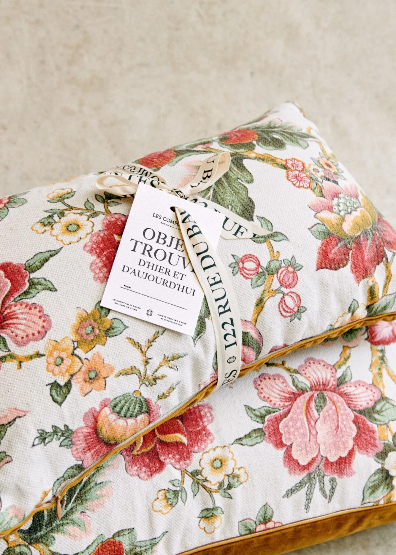 Sezane La Sélection Vintage|Les Tissus|Coussin Vintage - Petit Modèle