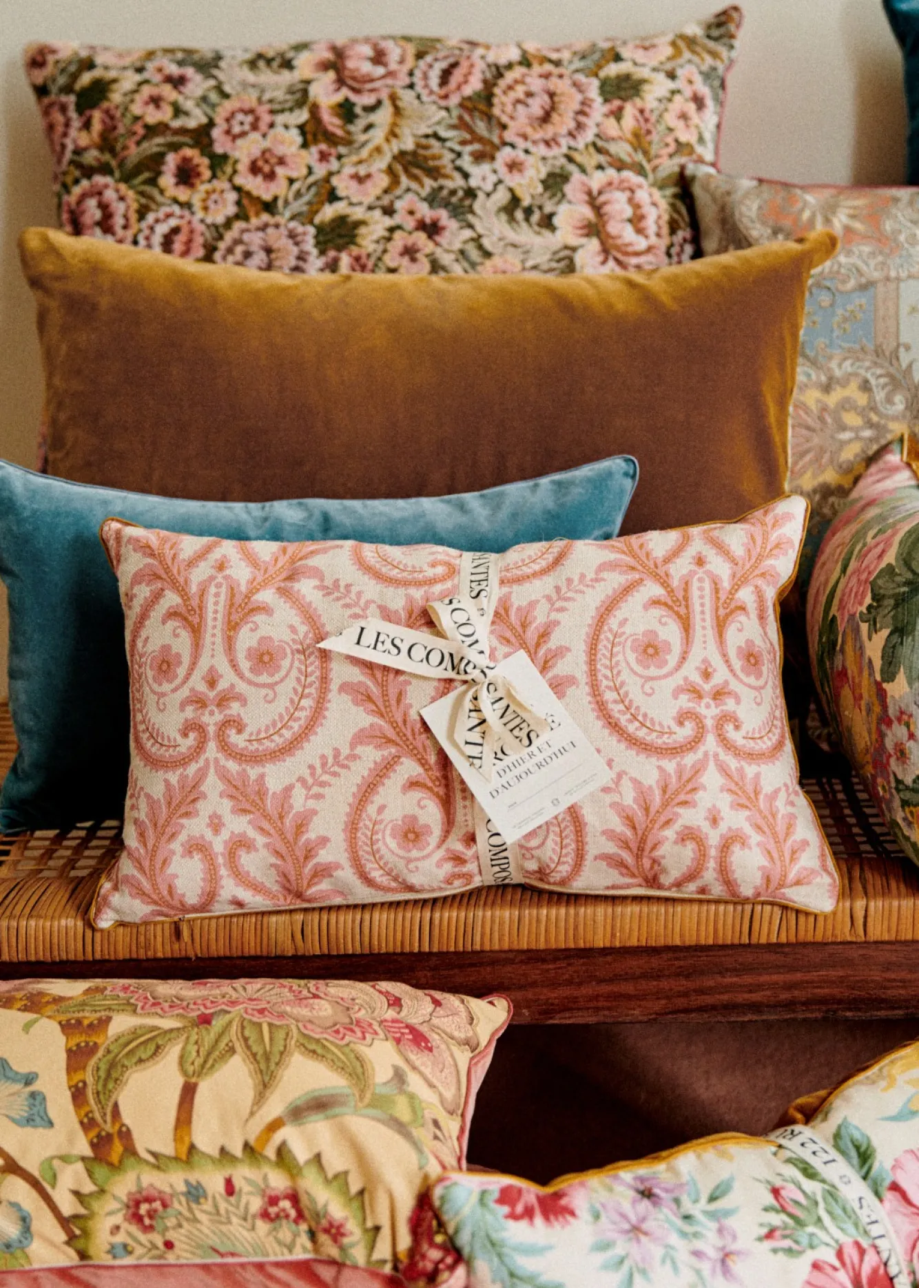 Sezane Les Tissus|Coussin Vintage - Petit Modèle