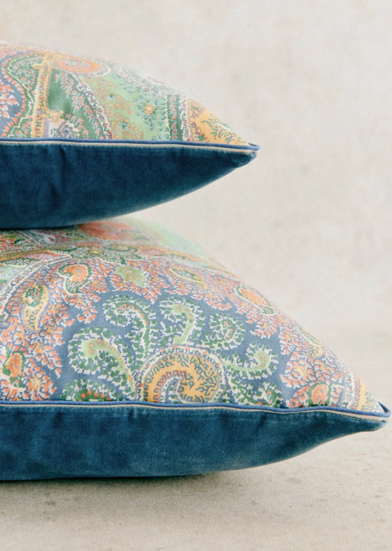 Sezane La Sélection Vintage|Les Tissus|Coussin Vintage - Très Grand Modèle