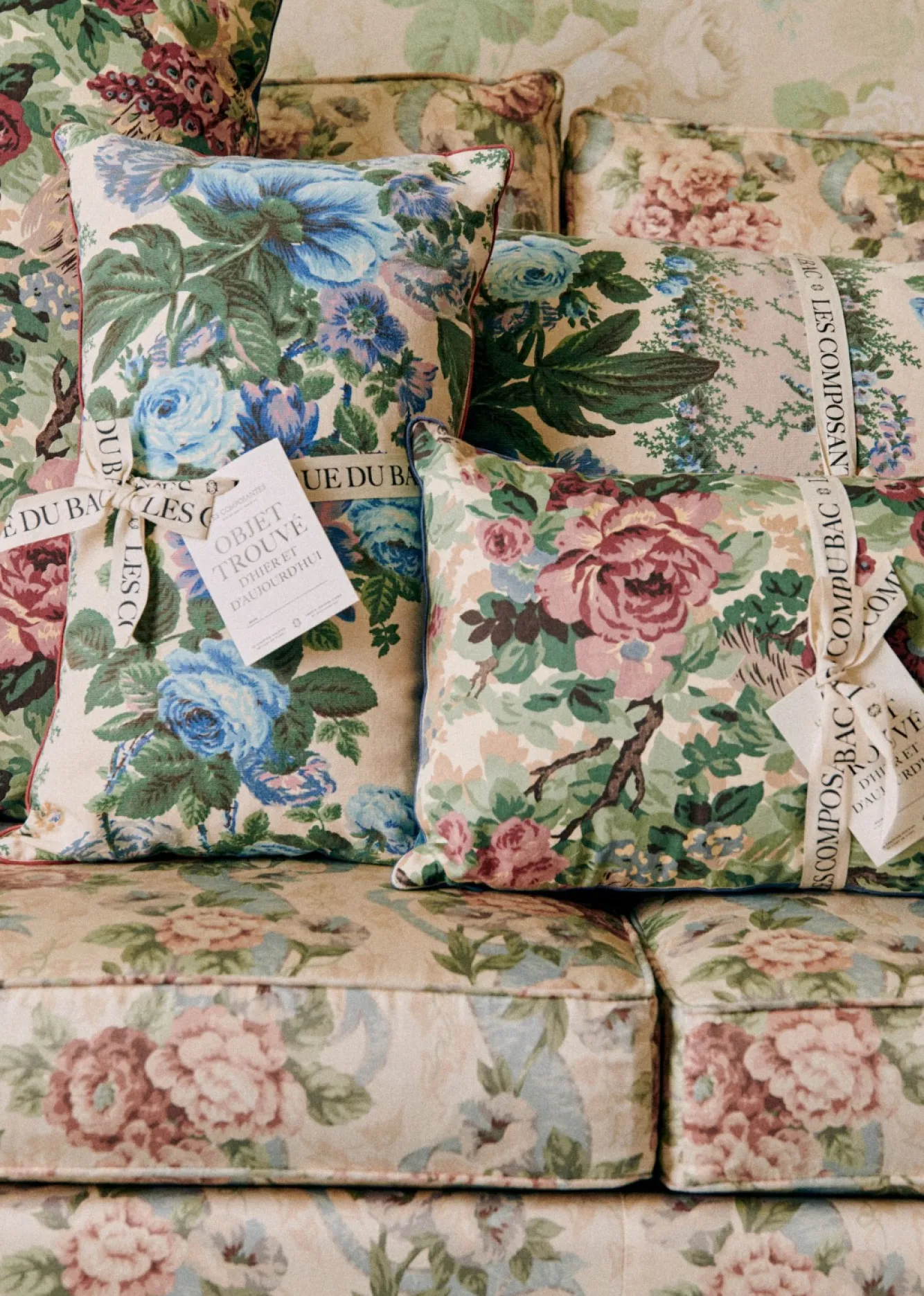 Sezane La Sélection Vintage|Coussin Vintage - Très Grand Modèle