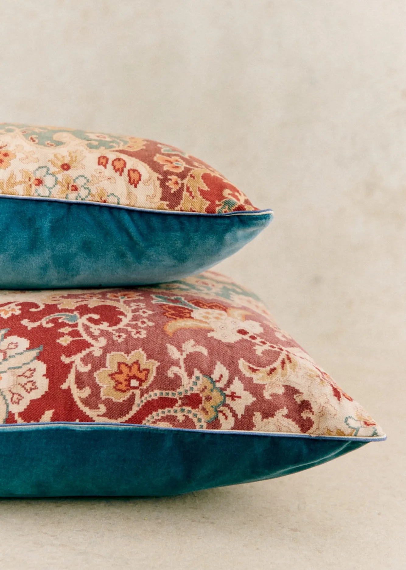 Sezane La Sélection Vintage|Les Tissus|Coussin Vintage - Très Grand Modèle