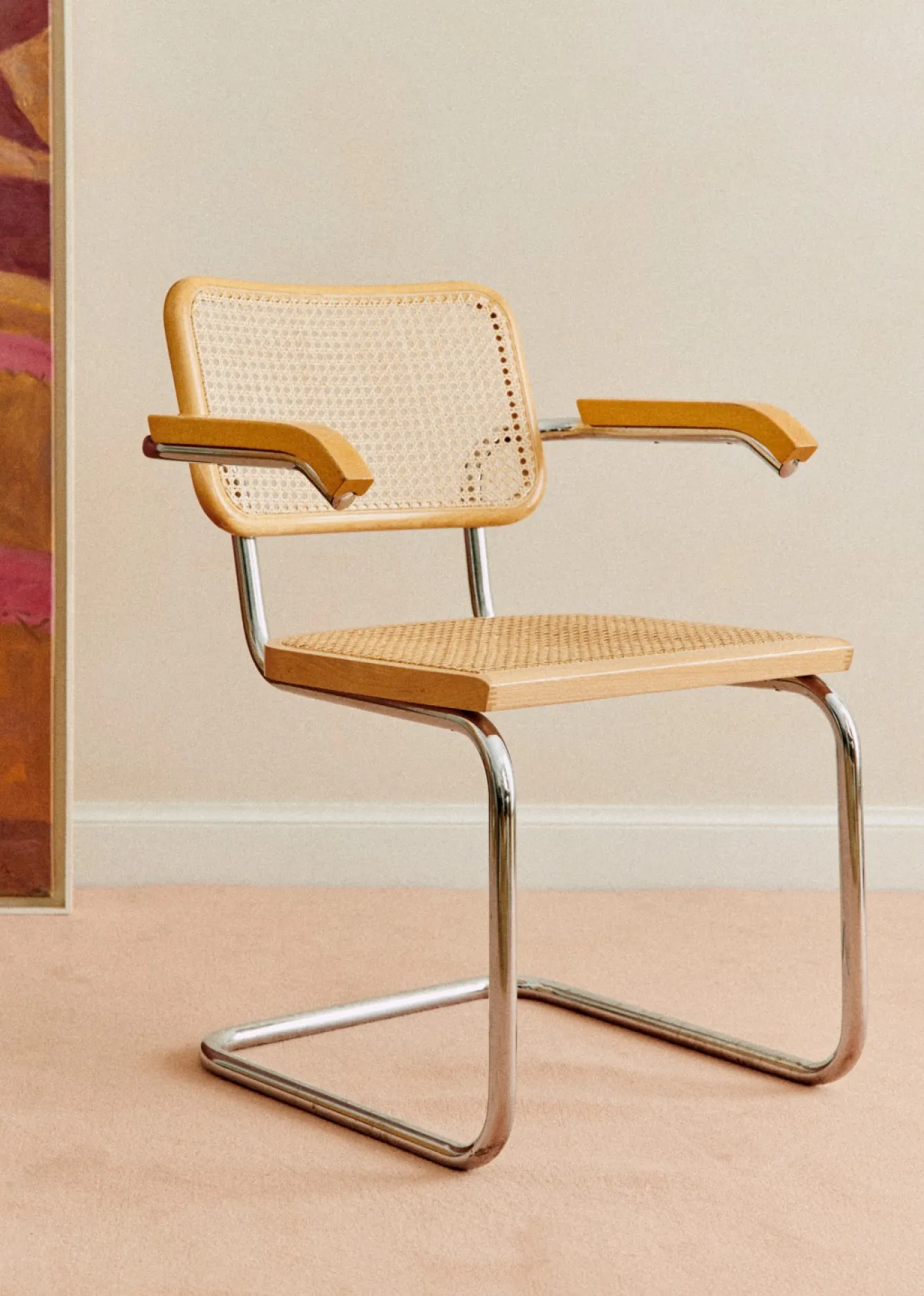 Sezane La Sélection Vintage|Fauteuil Vintage Cesca Par Marcel Breuer