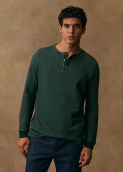 Sezane Col tunisien|T-shirt manches longues|Henley Spike
