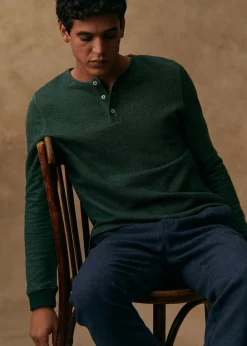 Sezane Col tunisien|T-shirt manches longues|Henley Spike