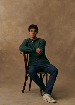 Sezane Col tunisien|T-shirt manches longues|Henley Spike