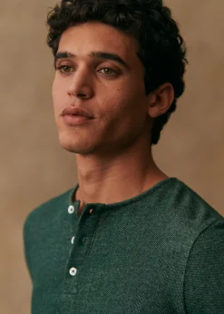 Sezane Col tunisien|T-shirt manches longues|Henley Spike