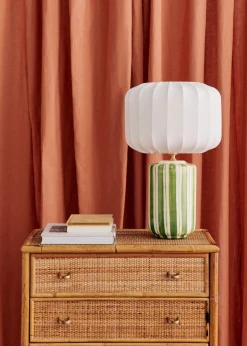 Sezane Les Lumières|Lampe Mezzo - Rayé Vert