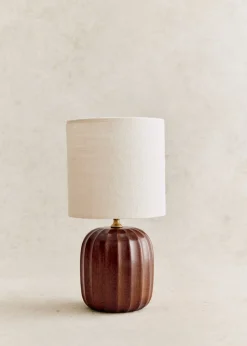 Sezane Les Lumières|Lampe Traviata Petit Modèle - Acajou