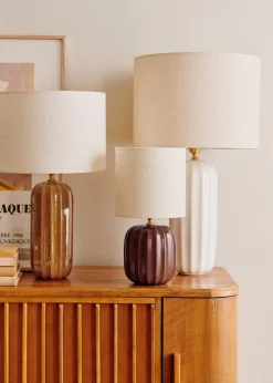 Sezane Les Lumières|Lampe Traviata Petit Modèle - Acajou