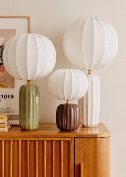 Sezane Les Lumières|Lampe Traviata Petit Modèle - Acajou