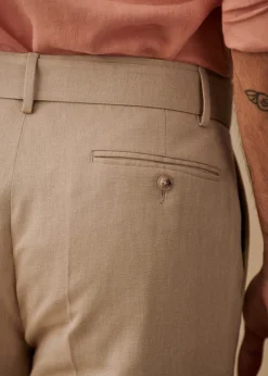 Sezane Pantalons Casual|Pantalons coton lin|Pantalon Aurèle