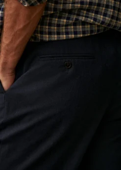 Sezane Pantalons Casual|Pantalons coton lin|Pantalon Aurèle