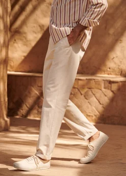 Sezane Tous les Pantalons & Combinaisons|Pantalons Casual|Pantalon Danny Coton Lin
