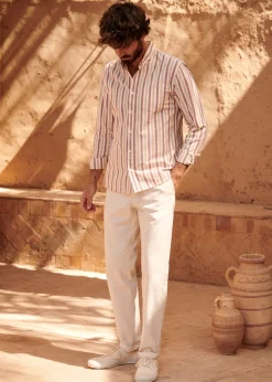 Sezane Tous les Pantalons & Combinaisons|Pantalons Casual|Pantalon Danny Coton Lin