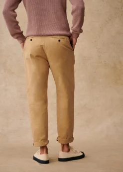 Sezane Pantalons Casual|Pantalons coton lin|Pantalon Hubbell