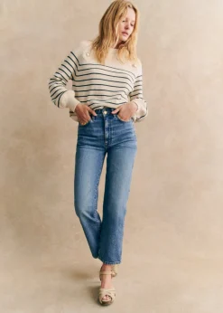 Sezane Denim|Denim|Pantalon L'iconique Droit