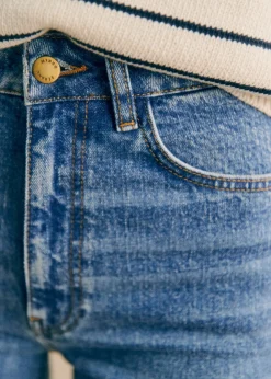 Sezane Denim|Denim|Pantalon L'iconique Droit