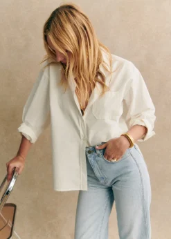 Sezane Denim|Denim|Pantalon L'iconique Droit