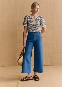 Sezane 7/8ème|Tous les Pantalons & Combinaisons|Pantalon Marino Crop