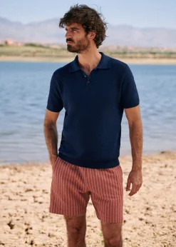 Sezane Col polo|Pulls manches courtes|Polo Maille Simeone