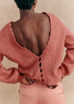 Sezane Maille|Pull Marylis - Création Rose