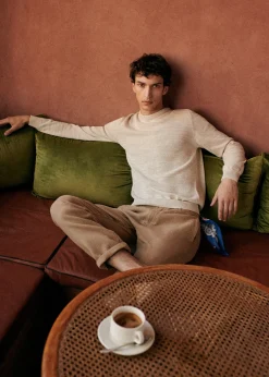 Sezane Col rond|Pulls coton lin|Pull Tobias