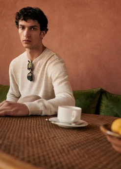 Sezane Col rond|Pulls coton lin|Pull Tobias