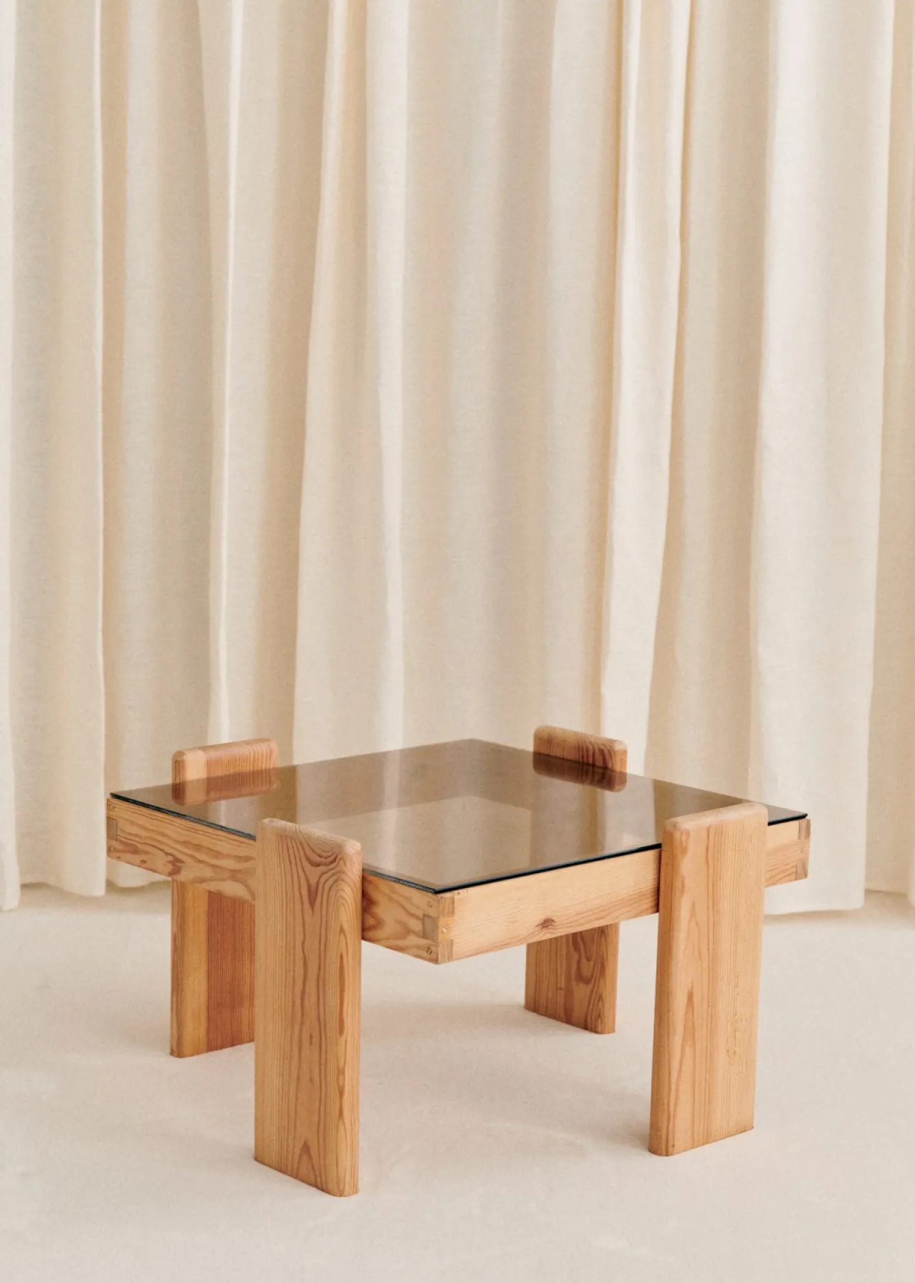 Sezane La Sélection Vintage|Table Basse Carrée Vintage