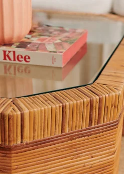 Sezane La Sélection Vintage|Table Basse Octogonale En Marqueterie De Vintage