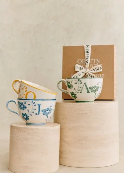 Sezane La Vaisselle|Tasse Poème - Bleu Orage