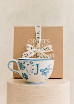 Sezane La Vaisselle|Tasse Poème - Bleu Orage