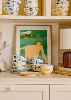 Sezane La Vaisselle|Tasse Poème - Bleu Orage